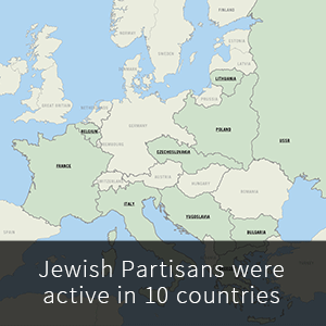 Jewish Partisans Map