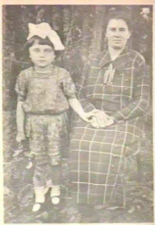 Rachel's sister (Bela) with their stepmother (Rivka) in 1925.