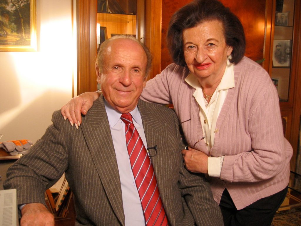 Frank and Cesia Blaichman at Home in NYC September 2001