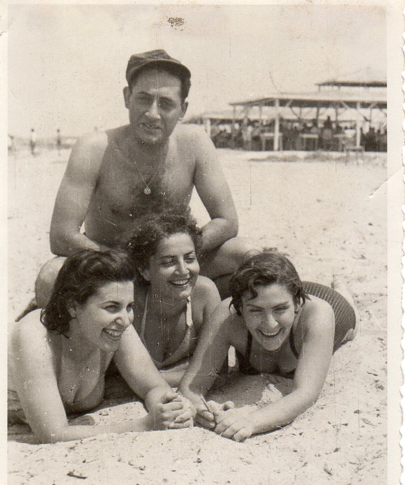 Greek beach with Dad