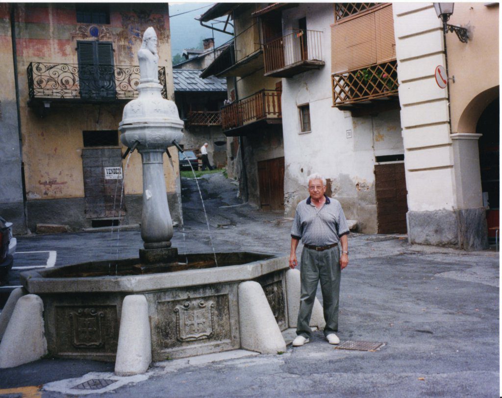 Harry by fountain 1997