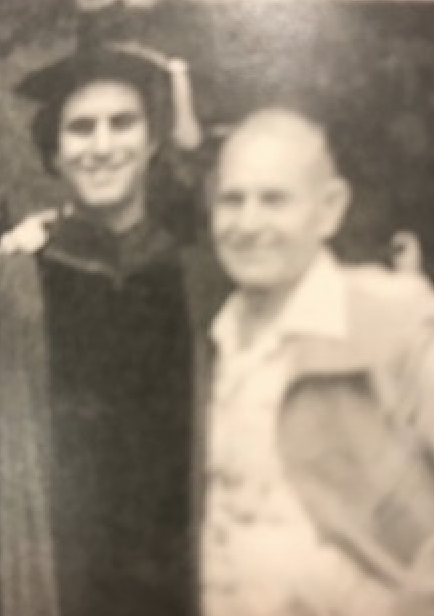 Mark and Dad at Grad Phil Bio