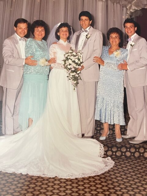 Rita’s wedding. August 9, 1987