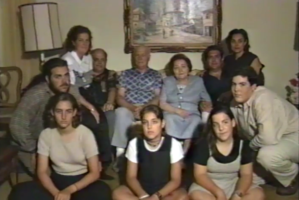 Rachel and Chaim with their sons and grandchildren. August 29th, 1995).